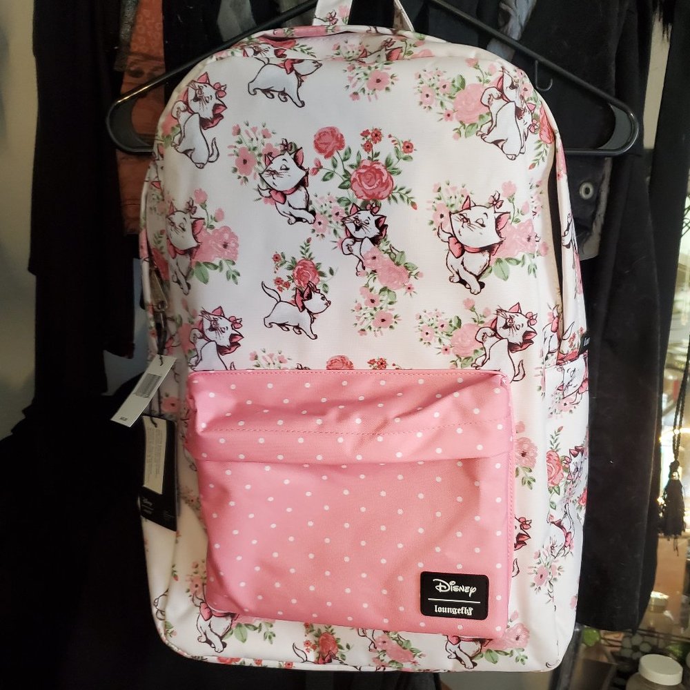 Disney Loungefly Marie Aristocats Large Backback